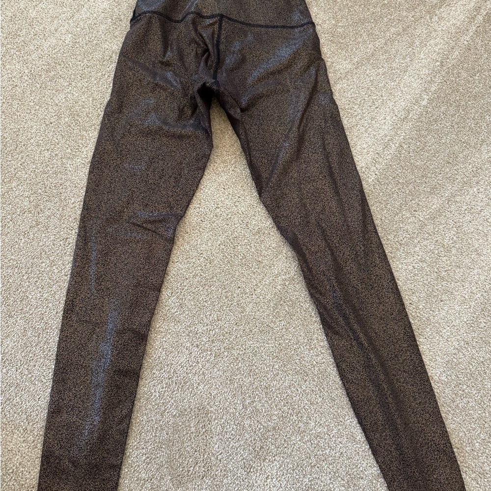 Lululemon Wunderunder Shiny Black Leggings